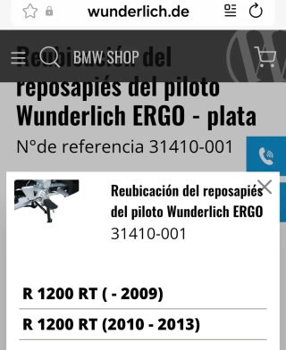 Elevador Manillar K1600GT + Estriberas Wunderlich