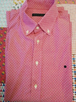 Camisa rosa lunares Purificación García Talla M