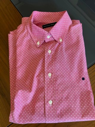 Camisa rosa lunares Purificación García Talla M