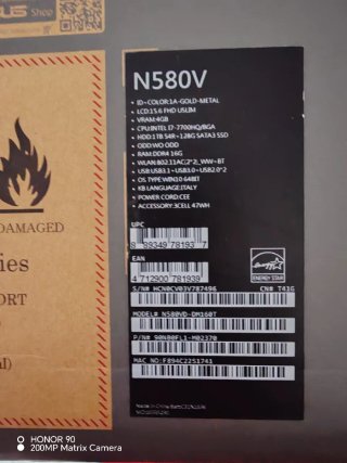 Asus n580v