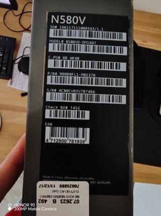 Asus n580v
