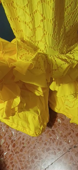 Vestido Flamenca Amarillo