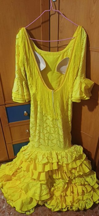 Vestido Flamenca Amarillo