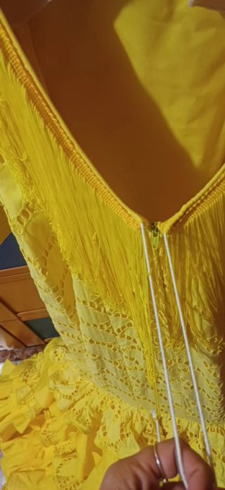 Vestido Flamenca Amarillo