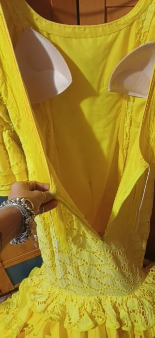 Vestido Flamenca Amarillo