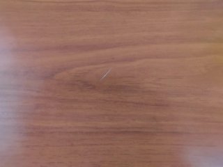 Mesa de comedor  y sillasde madera y tela