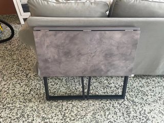 Mesa escritorio plegable 80x50cm