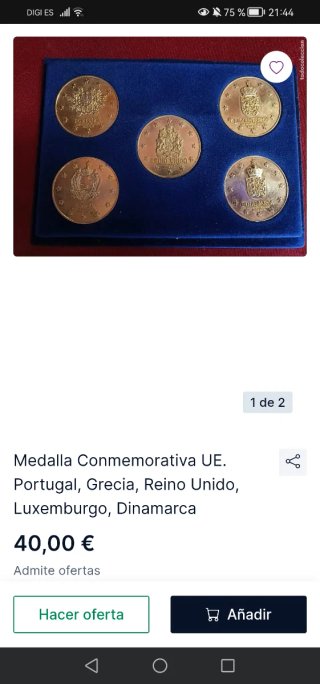 MONEDAS / MEDALLAS CONMEMORATIVAS UNIÓN EUROPEA
