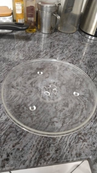 Plato giratorio microondas + aro