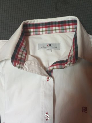 Camisa Carolina Herrera Blanca Talla L