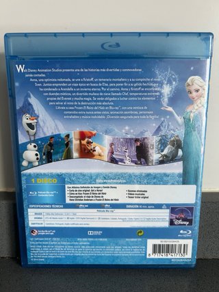 Blu-ray Frozen: El Reino del Hielo (Español)