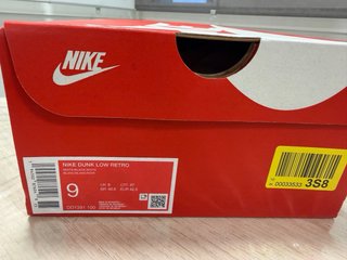 Nike Dunk Retro Blanco y Negro