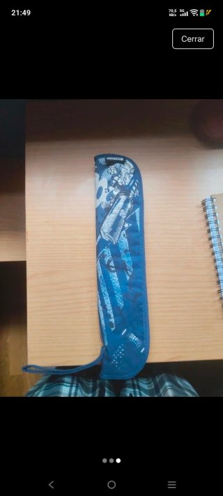 Flauta dulce con funda