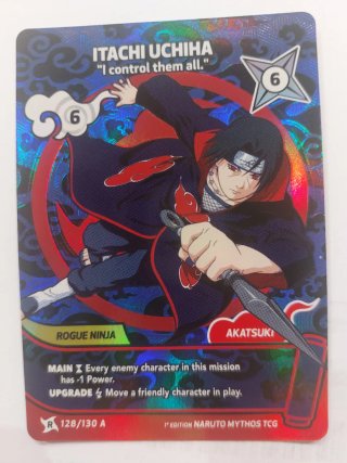 Carta Naruto Mythos Itachi Uchiha 128/130 A