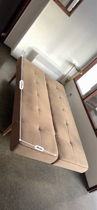 Sofá Cama Nórdico Clic-Clac Beige