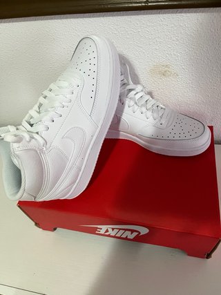 Zapatillas Nike Court Vision Mid Blancas