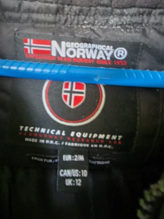 Chaqueta Geographical Norway Negra.perfecta