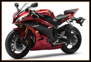 Carenado Yamaha R6 2006-07 Granate Nuevo