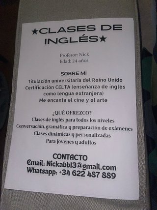 Clases de ingles para todos los niveles