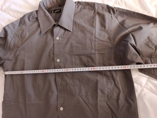 Camisa de vestir HOSIERY manga larga gris
