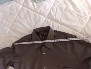 Camisa de vestir HOSIERY manga larga gris
