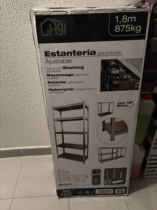 Estanterías Metálicas Galvanizadas Nuevas