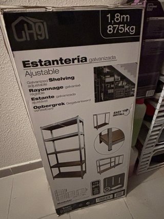Estanterías Metálicas Galvanizadas Nuevas