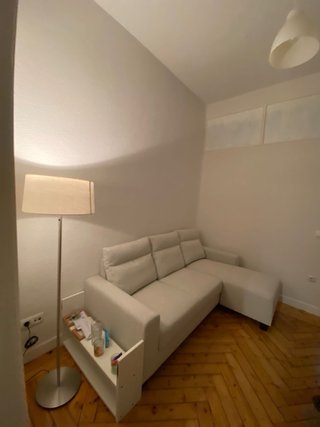 Sofá Chaiselongue Ikea Gris/Beige Casi Nuevo