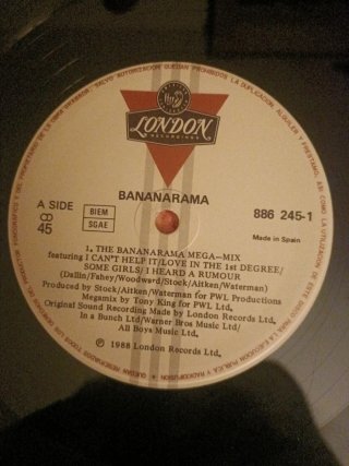 2 Vinilos Megamix: Bananarama y Mel & Kim