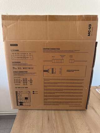 Scatola PC Mars Gaming MC-U3 ARGB ATX Nero
