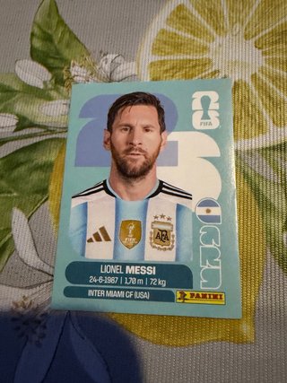 Cromo Leo Messi mundial 2026