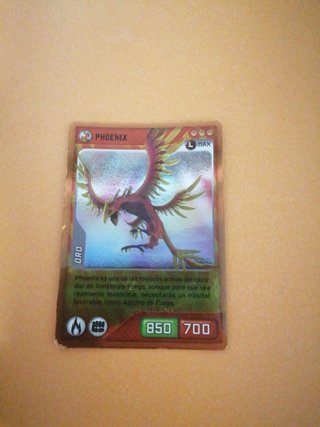 Cromo Invizimals Phoenix Oro 850 700