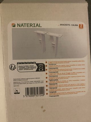 Soporte Toldo Naterial Calima Blanco Leroy Merlin