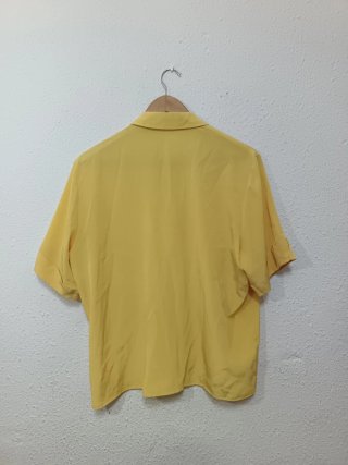 Blusa Vintage Burberrys Amarilla 90s