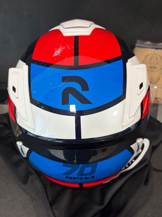 Casco Moto HJC RPHA 70 Azul/Rojo talla XL