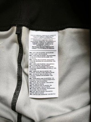 Leggings Tecnici Nike Golf Dri-FIT – Grigio/Nero M