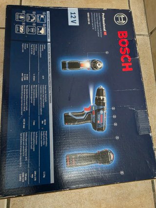Taladro Bosch Profesional con 2 Baterías