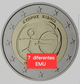 7 Diferentes 2€  EMU. Sc