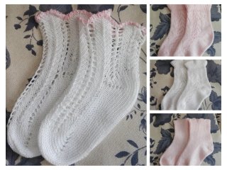 Calcetines PERLE IDEAL BEBE polainas vestidos