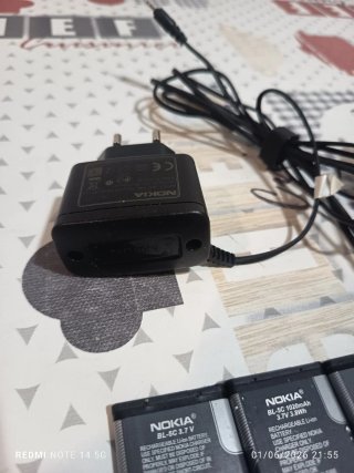 Lote 3 Batterie Nokia BL-5C + Caricabatterie