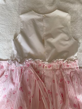 Abito estivo Il Gufo rosa e bianco