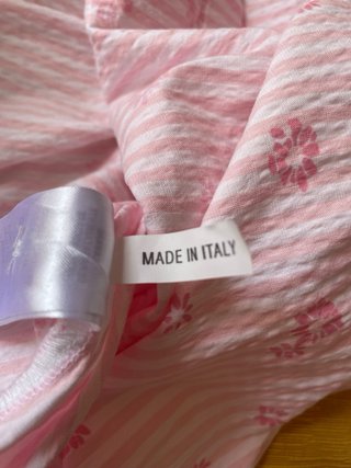 Abito estivo Il Gufo rosa e bianco
