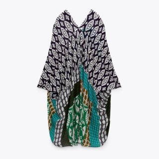 ZARA Kimono/Caftano Patchwork Nuovo