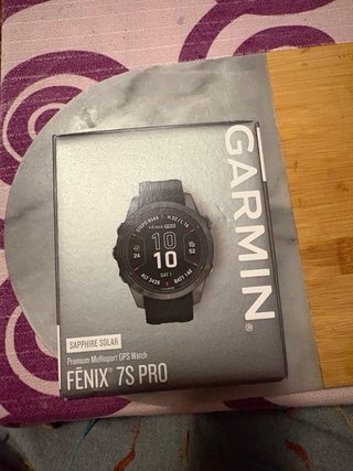 Smartwatch Garmin Fenix 7S Zafiro Solar Negro