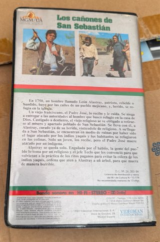 Los cañones de San Sebastián VHS