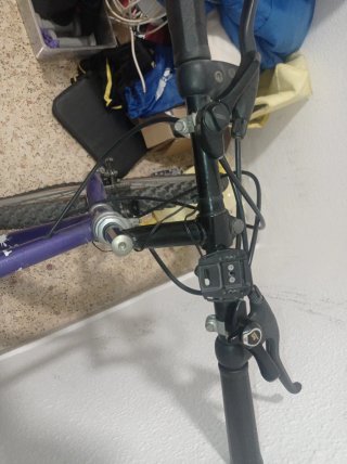 Bicicleta Montaña Morada Shimano