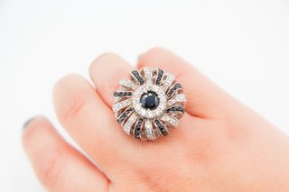 Anillo De Plata  De 925.. Ref: 077-01-00220