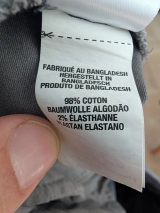 Pantalón de vestir gris hombre