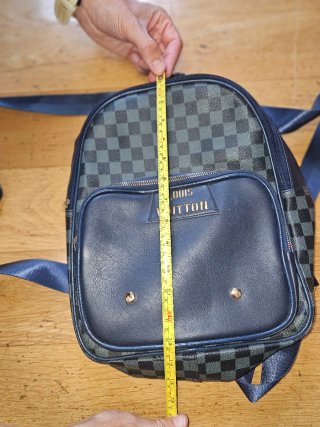 Mochila Louis Vuitton Azul/Gris