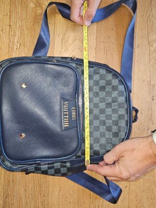 Mochila Louis Vuitton Azul/Gris